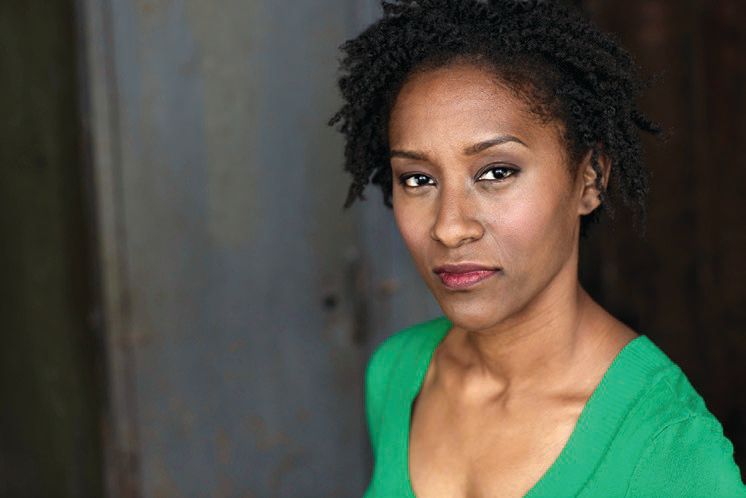 Celeste M. Cooper is a featured ensemble member in Steppenwolf Theatre's production of The Most Spectacularly Lamentable Trial of Miz Martha Washington. PHOTO: COURTESY OF STEPPENWOLF THEATRE COMPANY