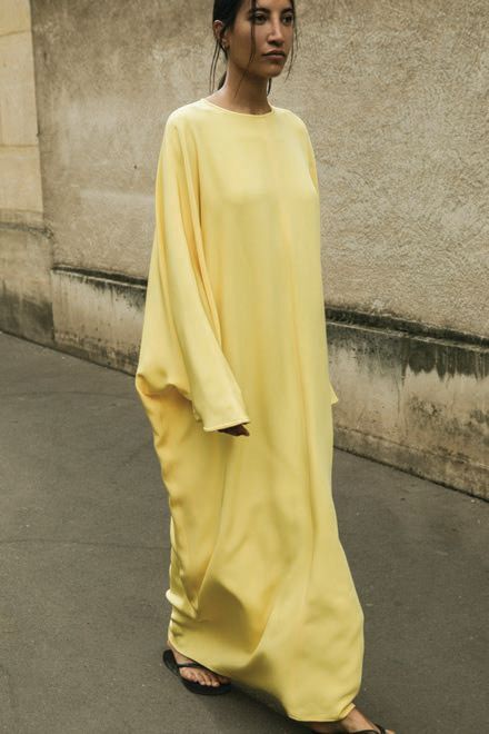 La Collection Epione dress in yellow  PHOTO COURTESY OF BRAND