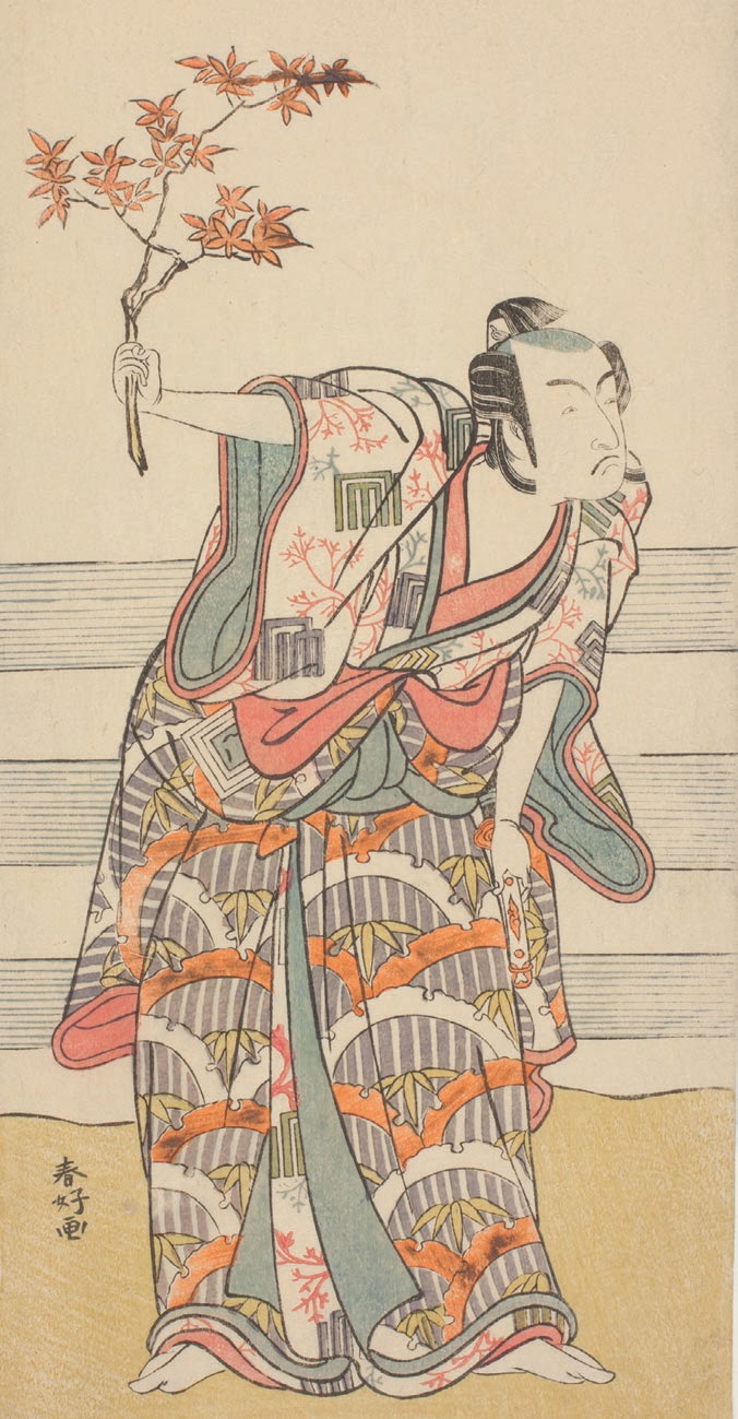 Katsukawa Shunko’s “The Actor Ichikawa Monnosuke II in an Unidentified Role,” a work from around 1785, is part of the Art Institute of Chicago’s Clarence Buckingham Collection and featured in The Golden Age of Kabuki Prints exhibition. PHOTO: COURTESY OF THE ART INSTITUTE OF CHICAGO