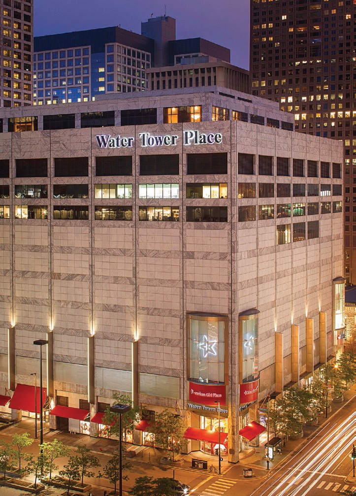 Hubbard Street Dance Chicago’s new home at Water Tower Place. PHOTO: COURTESY OF BROOKFIELD PROPERTIES