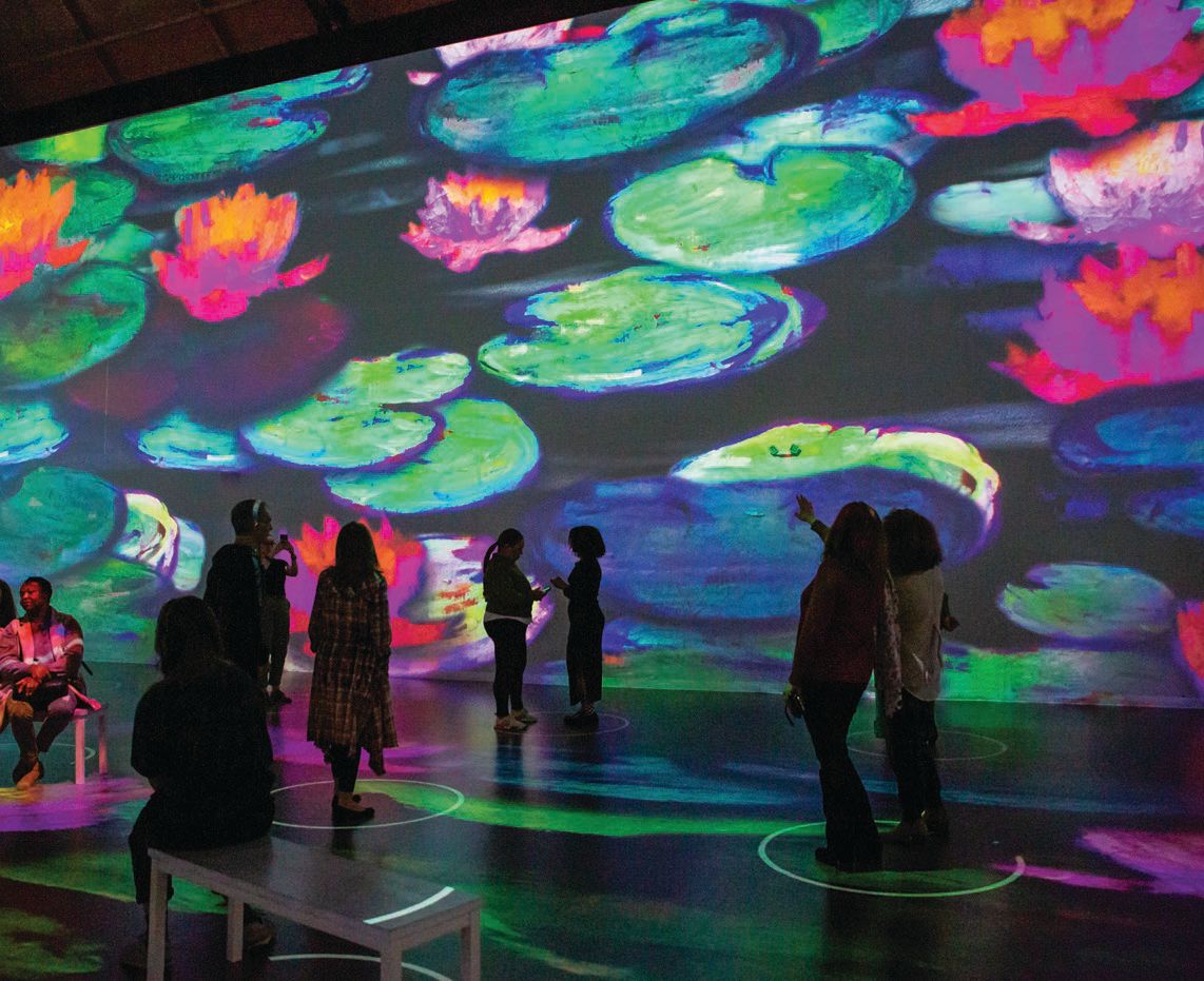 Immersive Monet & The Impressionists offers viewers a new perspective on some of history's most iconic creators. PHOTO: BY PATRICK HODGON